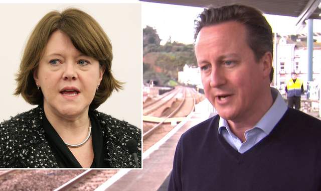 Culture Secretary Maria Miller and Prime Minister David Cameron